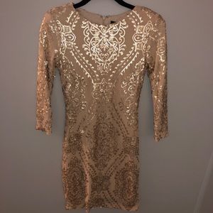 Gold Sequin dress